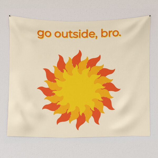 Item preview, go outside, bro. designed and sold by marjard.