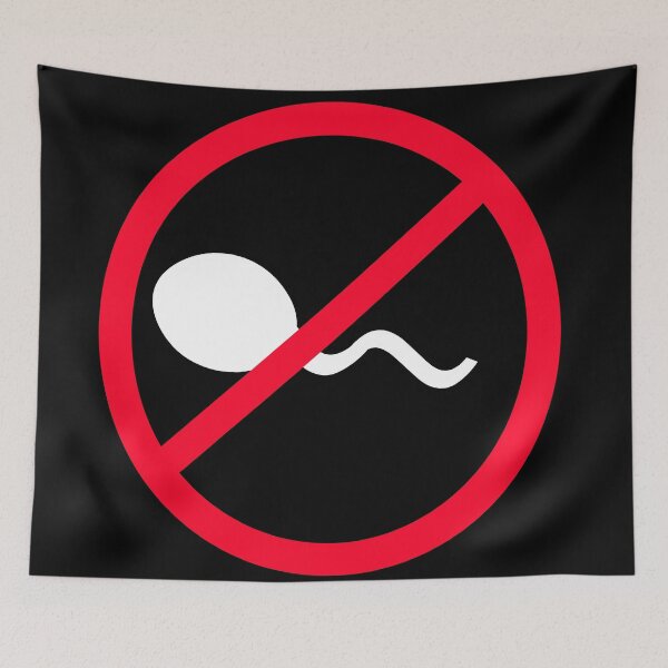 Item preview, No Sperm Allowed  designed and sold by FunnyFerretArt.
