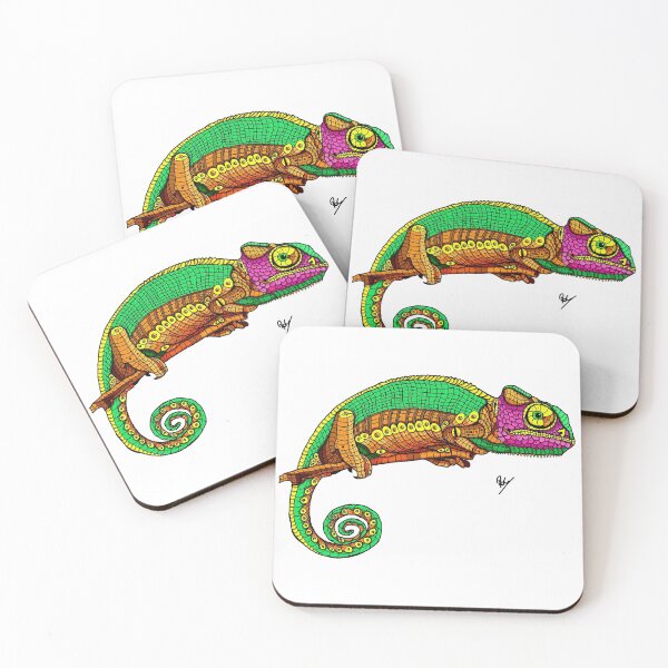 Item preview, Chameleon Reptile colorful cheerful author designed and sold by AriArt78.