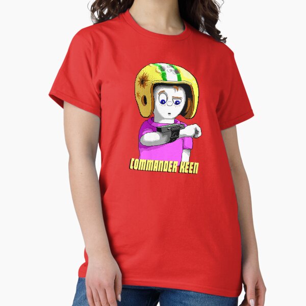 Item preview, Commander Keen Retro DOS Classic T-Shirt designed and sold by bagelsaurus.