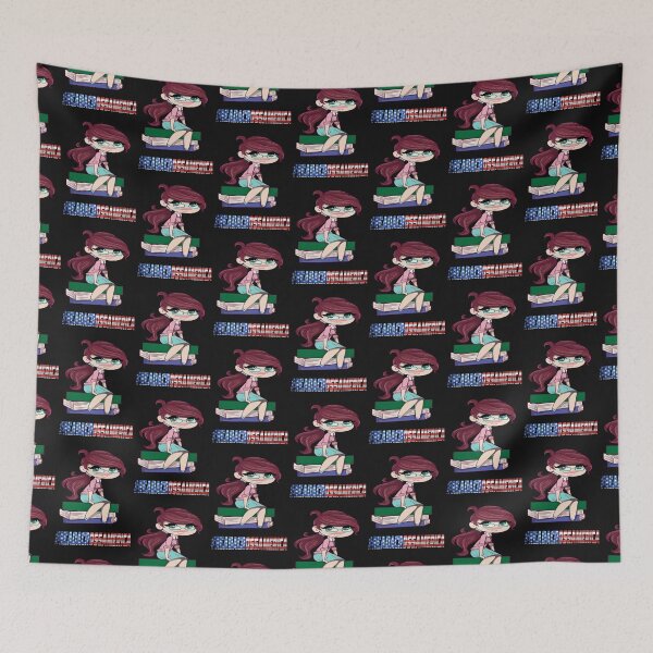Item preview, Happy Lady with Glasses Sitting on Books - Read Across America Day designed and sold by WowAllinOne.