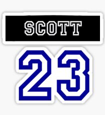 Nathan Scott Jersey Number Sticker