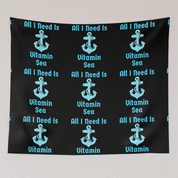 Item preview, All I Need Is Vitamin Sea designed and sold by HaHaProductions.