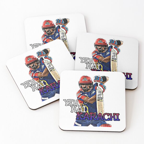 Item preview, Babar Azam Karachi Kings Yeh Hai Karachi PSL designed and sold by OnlyMuf.