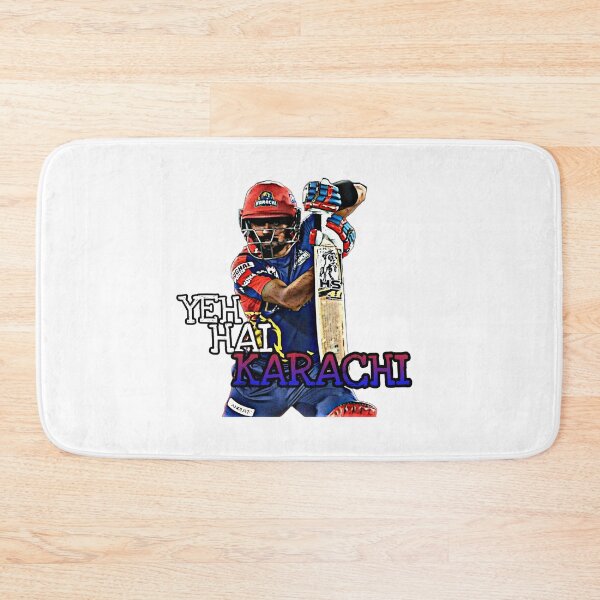Item preview, Babar Azam Karachi Kings Yeh Hai Karachi PSL designed and sold by OnlyMuf.