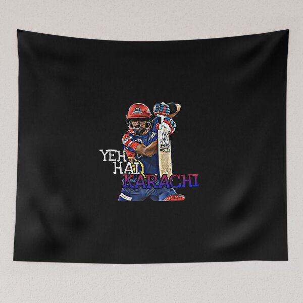 Item preview, Babar Azam Karachi Kings Yeh Hai Karachi PSL designed and sold by OnlyMuf.