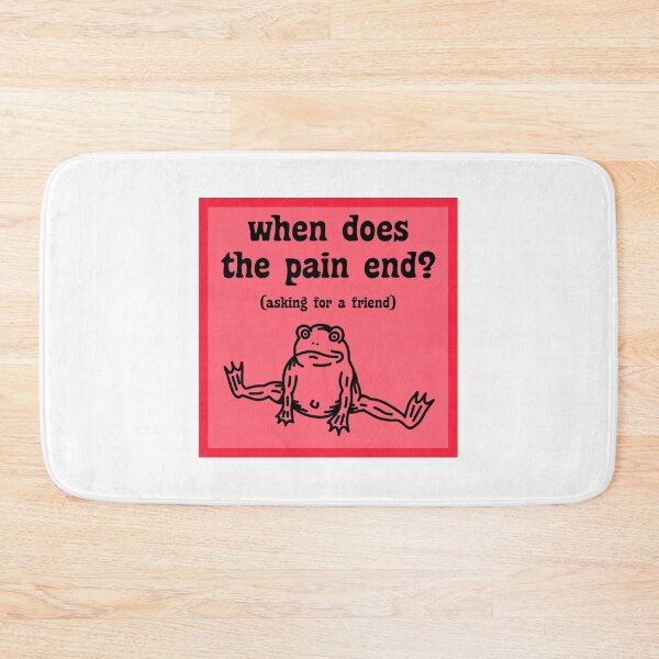 Item preview, When Does The Pain End? Frog Splits designed and sold by ozl01.