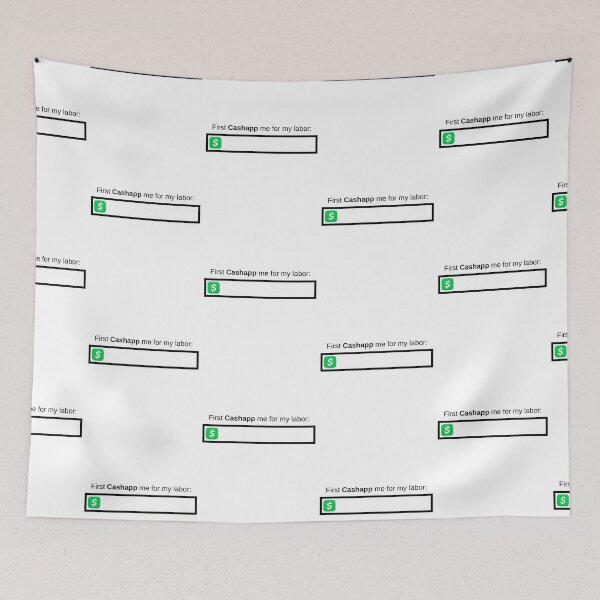 Item preview, Cashapp Me for my Labour designed and sold by sillyaprons.