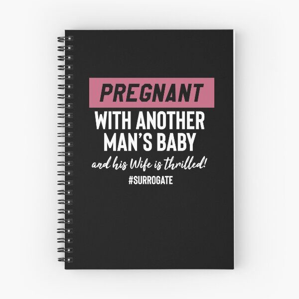 Item preview, Pregnant With Another Mans Baby Funny Surrogate Surrogacy designed and sold by RainbowPandas.