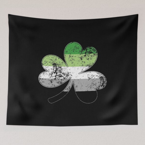 Item preview, Aromantic Shamrock Pride Flag designed and sold by Patrick Hiller.