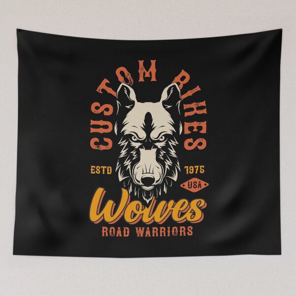 Item preview, Wolves Road Warriors designed and sold by walidsam07.