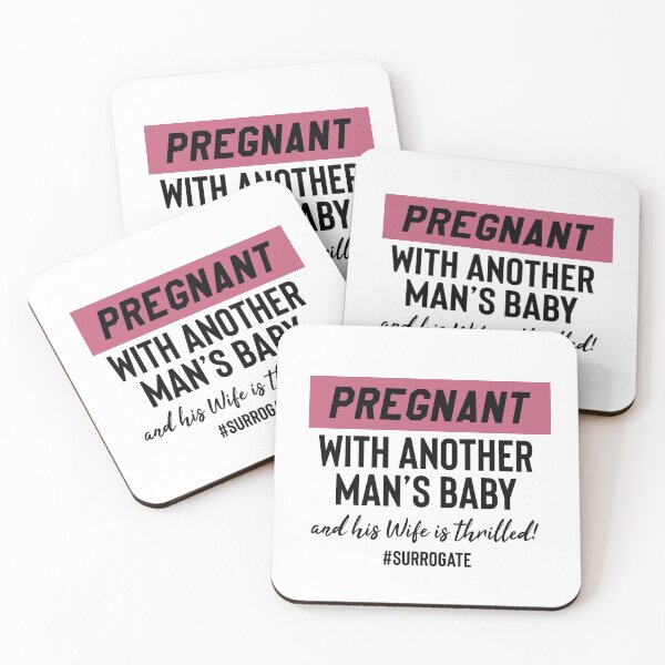 Item preview, Pregnant With Another Mans Baby Funny Surrogate Surrogacy designed and sold by RainbowPandas.