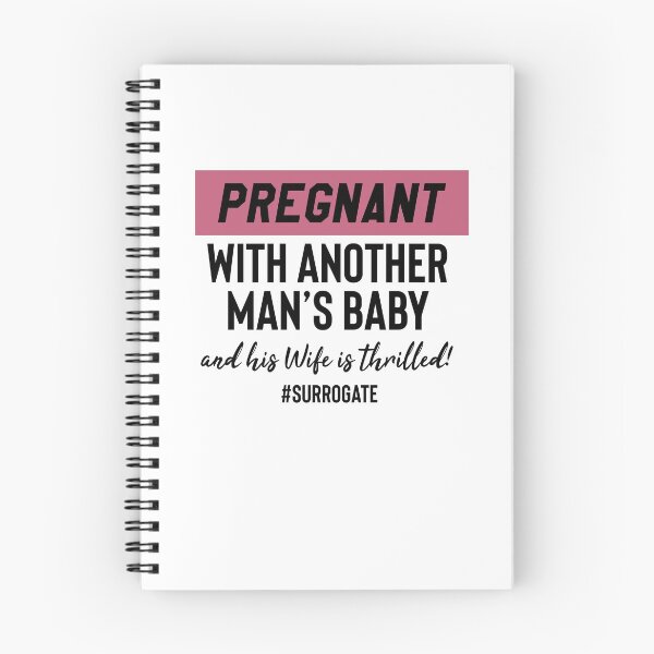 Item preview, Pregnant With Another Mans Baby Funny Surrogate Surrogacy designed and sold by RainbowPandas.