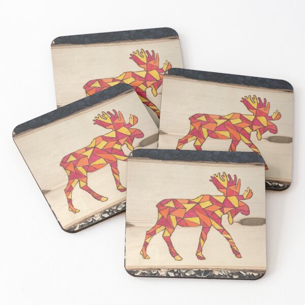 Item preview, Geometric Moose designed and sold by countrypines.