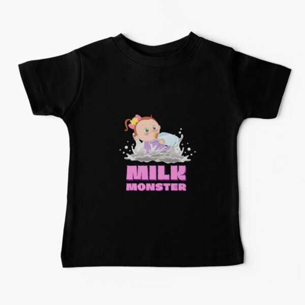 Milk Monster - Pink Baby T-Shirt