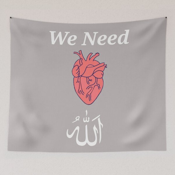 Item preview, We need االه, in our heart designed and sold by RealMuslamic.