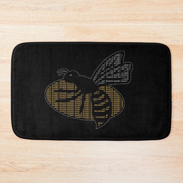 Item preview, Wasps English Rugby Union Gift Waspies Fan Word Art Logo designed and sold by ScrumAllYeFaith.