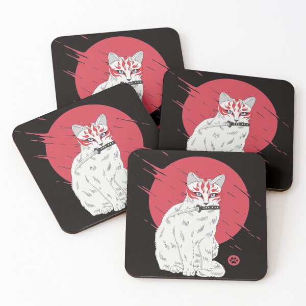 Item preview, Catana Samurai Japanese Cat designed and sold by OnlyPrint20.