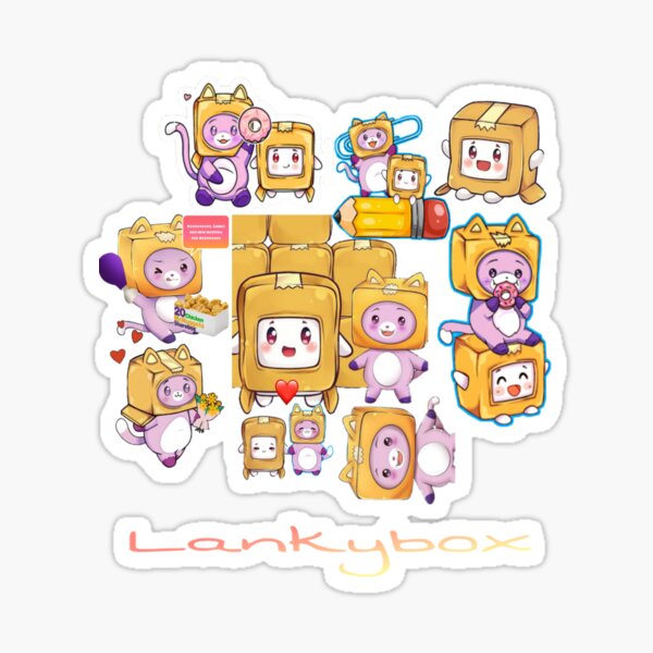 Lankybox Sticker