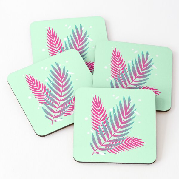 Item preview, Colorful Watercolor plant leaves. designed and sold by jungsuart.