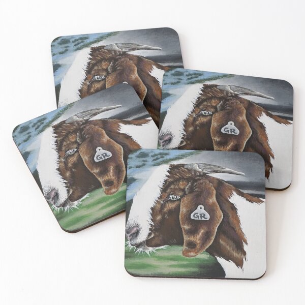 Item preview, Realistic Boer Goat Painting designed and sold by gillybug.