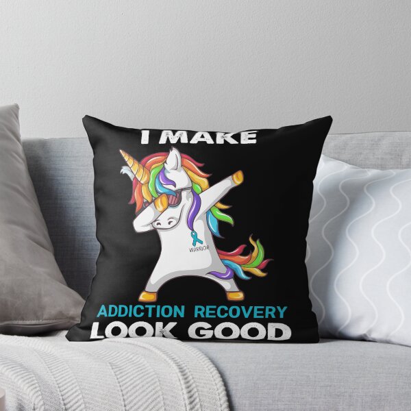 Item preview, I Make Addiction Recovery Look Good Cute Unicorn Dabbing Addiction Recovery Warrior designed and sold by heppenp.
