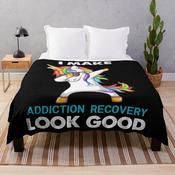 Item preview, I Make Addiction Recovery Look Good Cute Unicorn Dabbing Addiction Recovery Warrior designed and sold by heppenp.