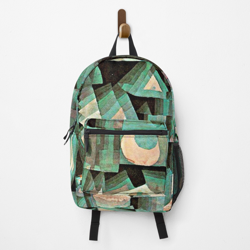 Klee - Dream City, abstract artwork Backpack