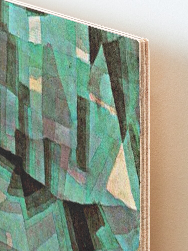 Alternate view of Klee - Dream City, abstract artwork Mounted Print