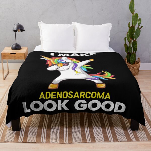 Item preview, I Make Adenosarcoma Look Good Cute Unicorn Dabbing Adenosarcoma Warrior designed and sold by heppenp.