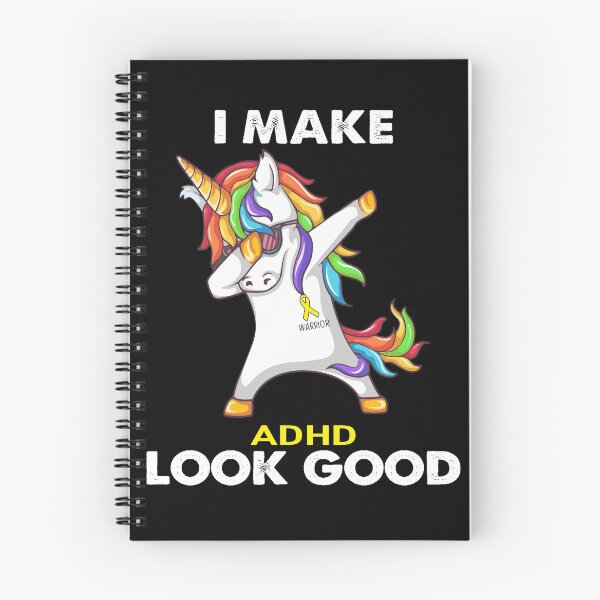 Item preview, I Make ADHD Look Good Cute Unicorn Dabbing ADHD Warrior designed and sold by heppenp.