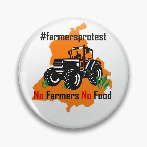 Item preview, Kisan Support Farmers  designed and sold by Mooostickers.