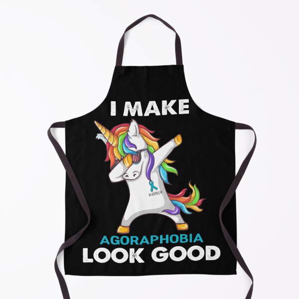 Item preview, I Make Agoraphobia Look Good Cute Unicorn Dabbing Agoraphobia Warrior designed and sold by heppenp.