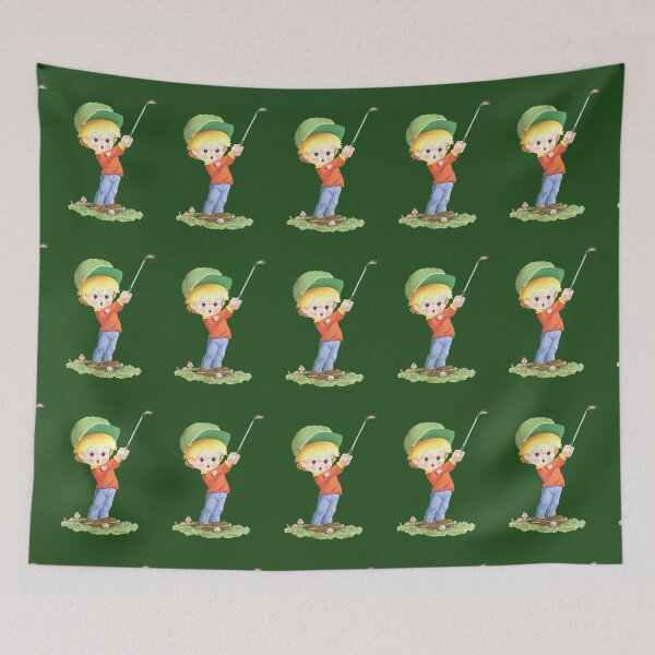 Item preview, Boy playing golf designed and sold by Laura Greco.