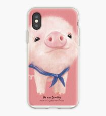 tiny pig iPhone Case