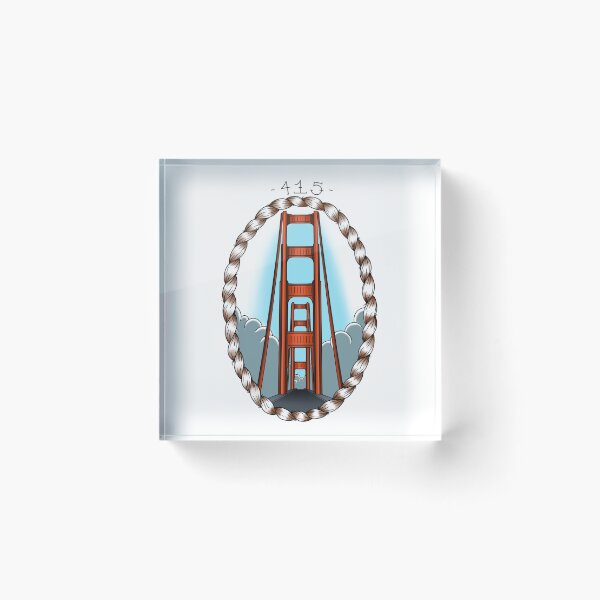 Item preview, San Francisco 415 Tattoo designed and sold by elicather.