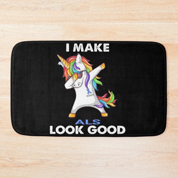 Item preview, I Make ALS Look Good Cute Unicorn Dabbing ALS Warrior designed and sold by heppenp.