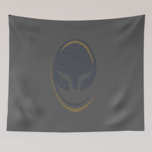 Item preview, Worcester English Rugby Union Gift Warriors Fan Word Art Logo designed and sold by ScrumAllYeFaith.