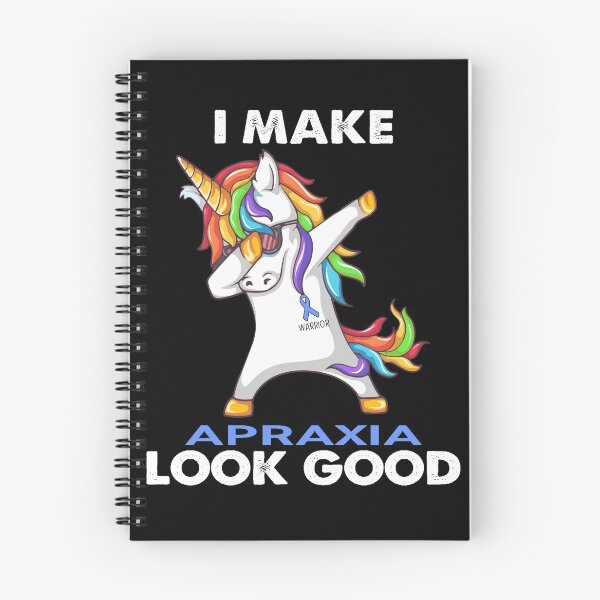Item preview, I Make Apraxia Look Good Cute Unicorn Dabbing Apraxia Warrior designed and sold by heppenp.