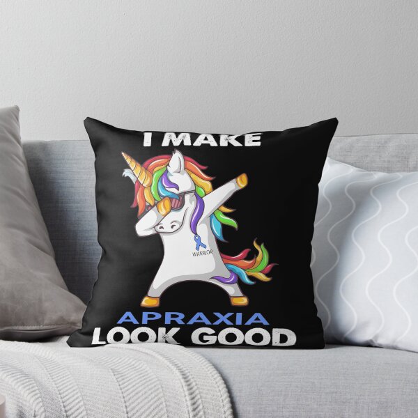Item preview, I Make Apraxia Look Good Cute Unicorn Dabbing Apraxia Warrior designed and sold by heppenp.