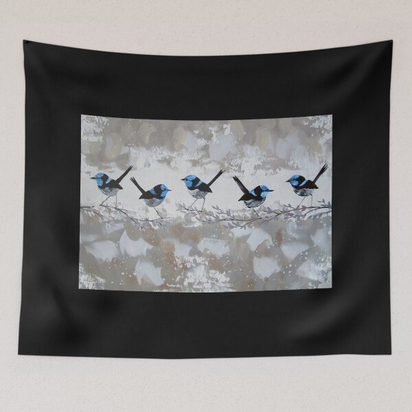 Item preview, Fairy Wrens on Hamptons Colours designed and sold by CatherineJacobs.