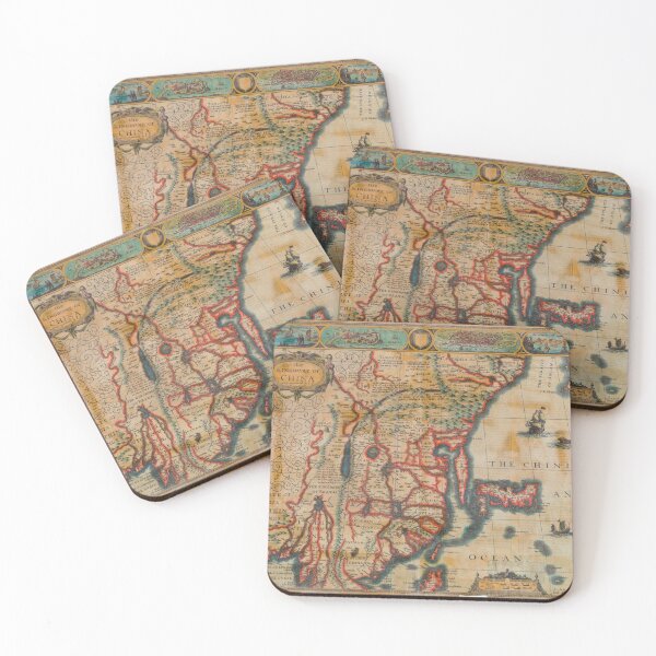 Item preview, Kingdom of China Map | Vintage Maps  designed and sold by KnightandMoon.