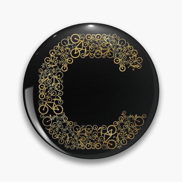 Item preview, Letter C Gold Bicycles  designed and sold by Alladin7.