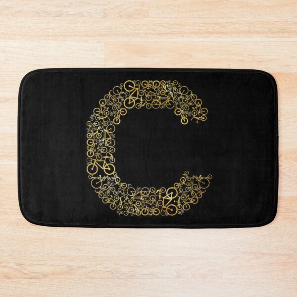 Item preview, Letter C Gold Bicycles  designed and sold by Alladin7.