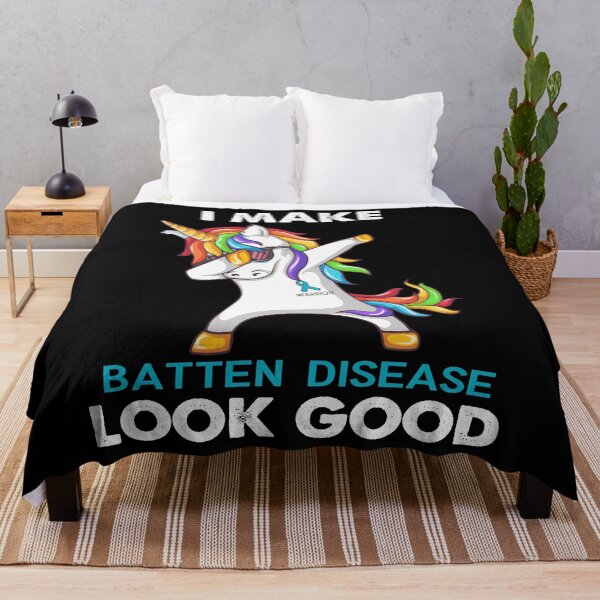 Item preview, I Make Batten Disease Look Good Cute Unicorn Dabbing Batten Disease Warrior designed and sold by heppenp.