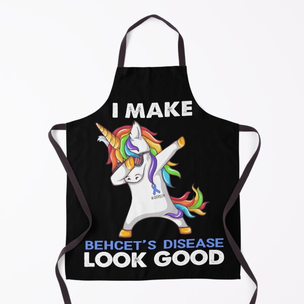Item preview, I Make Behcet's Disease Look Good Cute Unicorn Dabbing Behcet's Disease Warrior designed and sold by heppenp.
