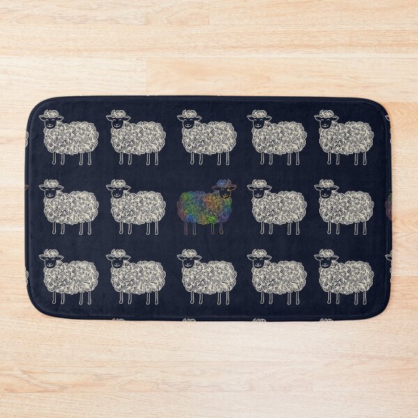 Item preview, Zentangle Cheeky Sheep | Neon Vibes designed and sold by CarolFreire.