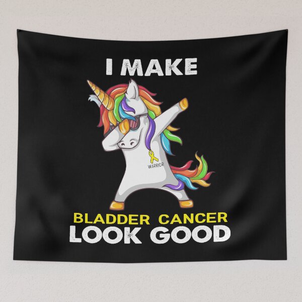 Item preview, I Make Bladder Cancer Look Good Cute Unicorn Dabbing Bladder Cancer Warrior designed and sold by heppenp.