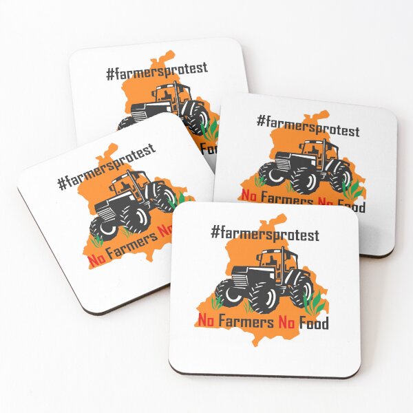 Item preview, Kisan Support Farmers  designed and sold by Mooostickers.