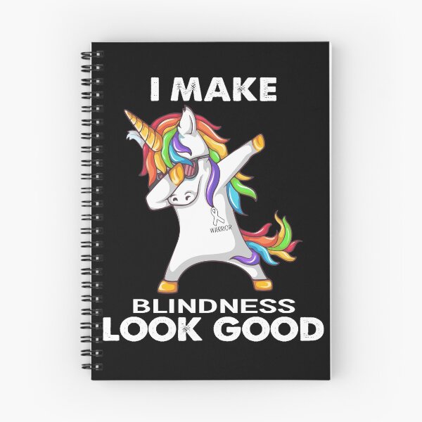 Item preview, I Make Blindness Look Good Cute Unicorn Dabbing Blindness Warrior designed and sold by heppenp.